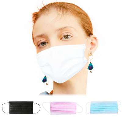 Disposable 3 ply raw material manufacturer suppliers mouth facial mask