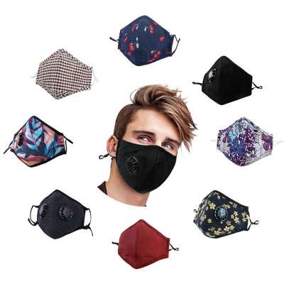 activated carbon filter mask protect healthy mouth mask reusable cotton breathable anti dust face mask